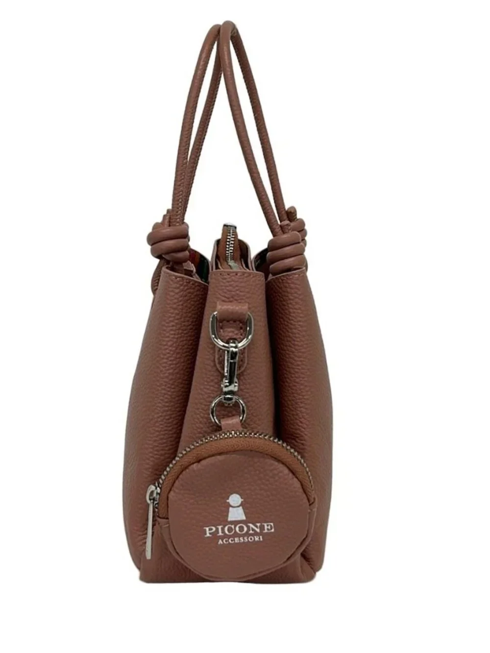 PICONE Pink Leather Handbag